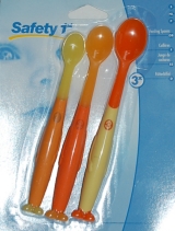 Safety1st Lžičky ve třech velikostech - 3ks Oranžové AKCE