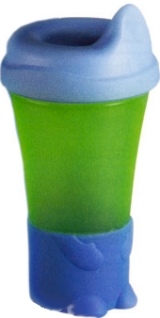 Safety1st Plastový nekapající hrneček 250ml Modro-zelený AKCE