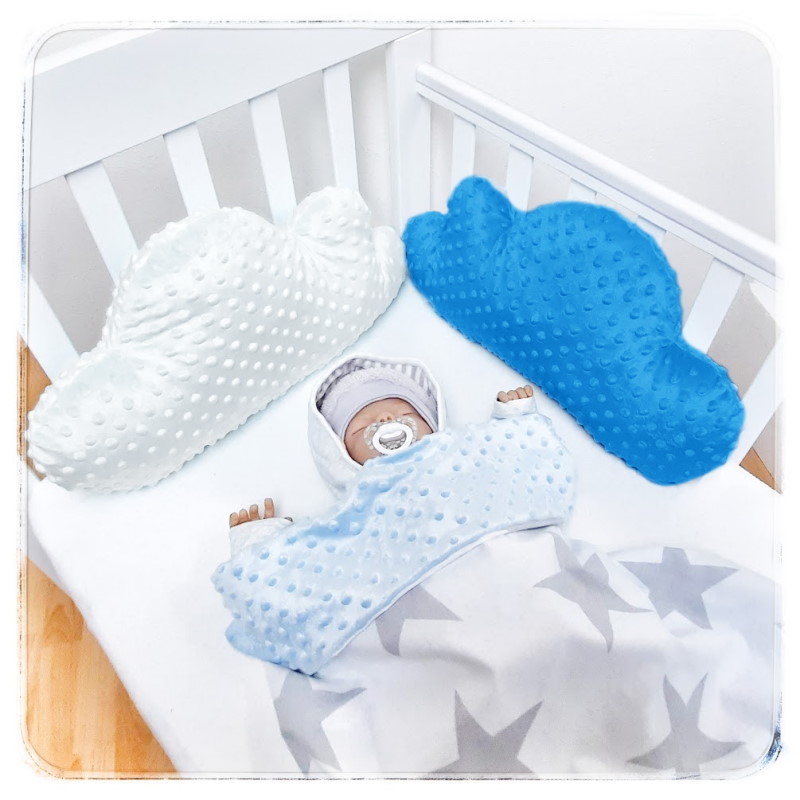 Dekorační polštářek Obláček MINKY - Victoria Blue