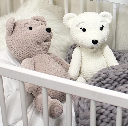 Dolphin Baby Pletací žinylková příze 100 g - krémová