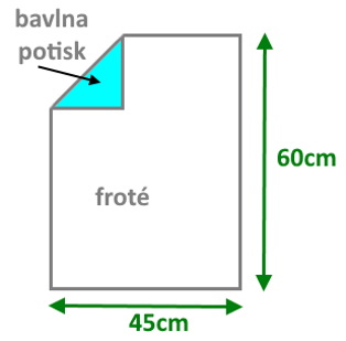 Cestovní přebalovací podložka - Srnečci na bílé