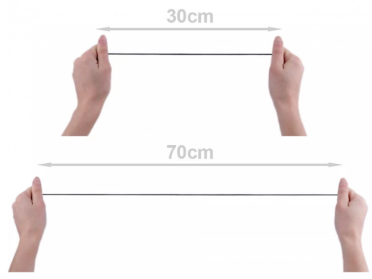 Kulatá pruženka Ø2 mm (1m) - středně šedá