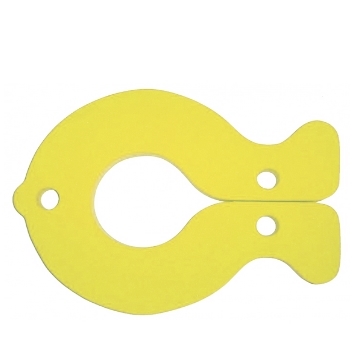 DENA Pěnový plovák RYBA 40cm - žlutá