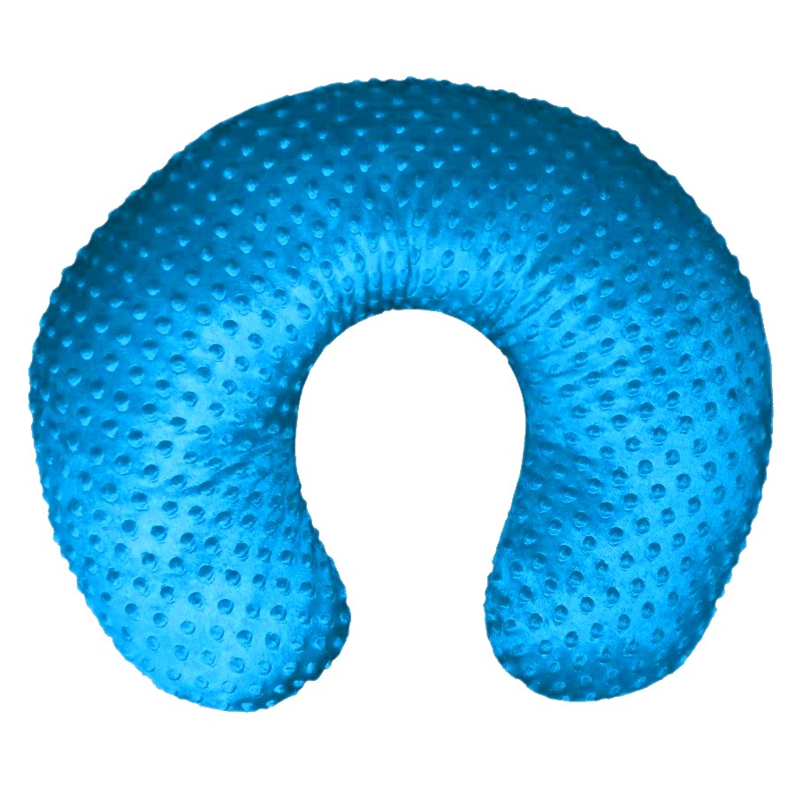 Kojící polštář MINKY délka 145cm - aqua modrý