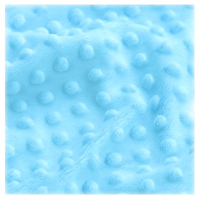 MINKY prostěradlo do postýlky 120x60 cm s gumičkou - baby blue světle modré