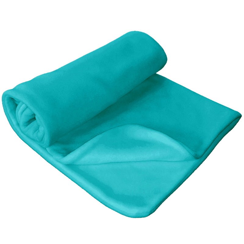 Ledčická dílna - Kojenecká deka dvouvrstvá microfleece - Turquoise