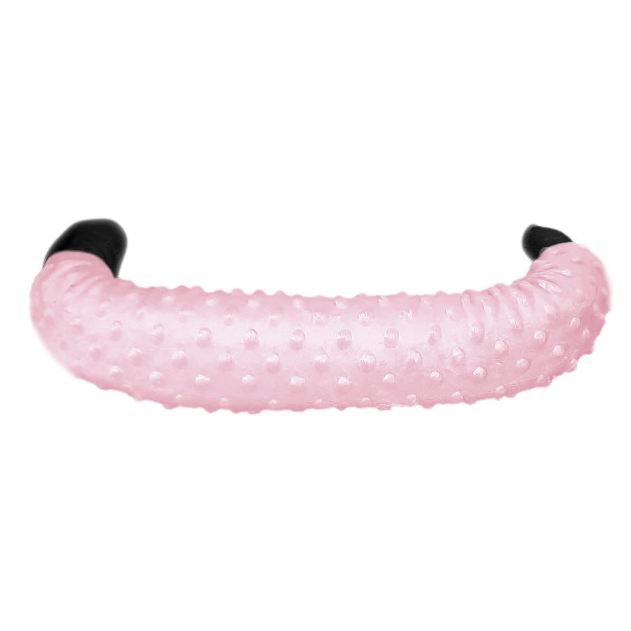 Potah na madlo kočárku MINKY - pudrově růžový