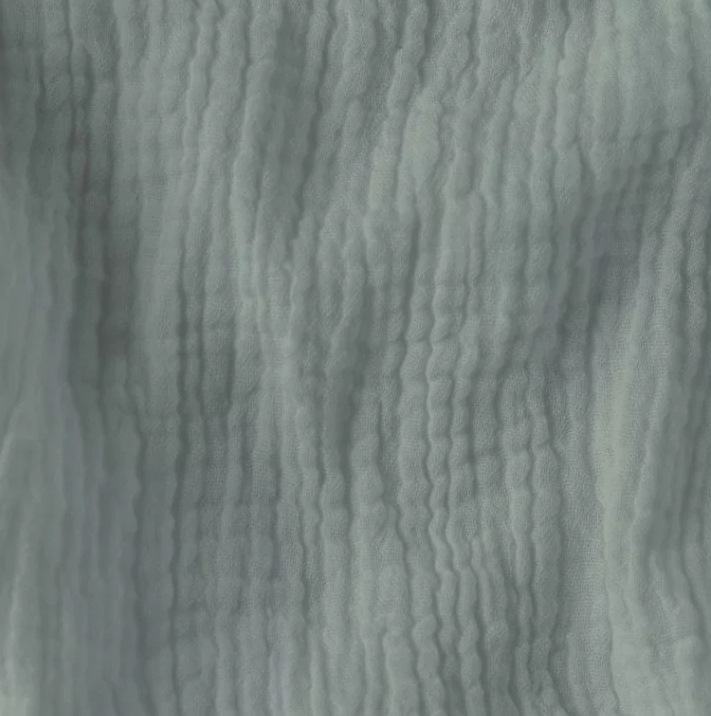 Ledčická dílna Mušelínové prostěradlo do kočárku nebo košíku - Natural Grey