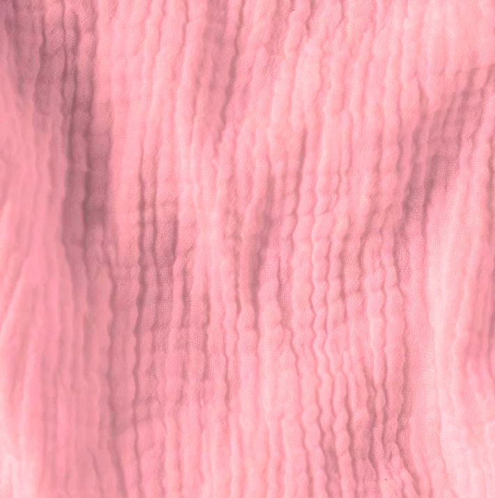 Mušelínové prostěradlo do kočárku nebo košíku - Strawberry Pink
