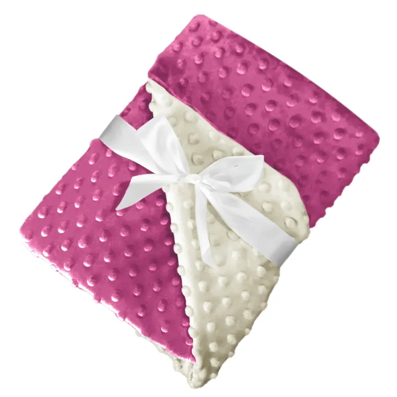 Deka MINKY dvojitá - Azalea Pink/Pristine