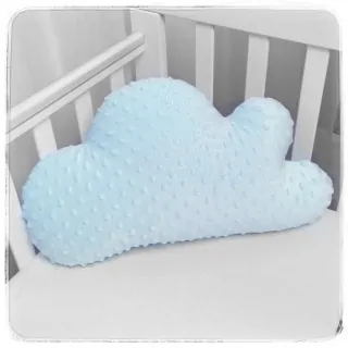 Dekorační polštářek Obláček MINKY - Iceberg Blue