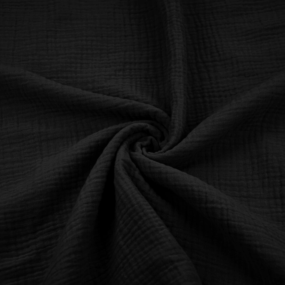 Mušelínová osuška velká (140x80cm) - Black