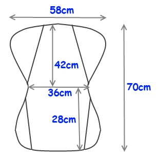 GOBABY Universální podložka do kočárku s bočnicemi - fuchsiová