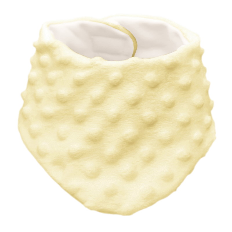 Šáteček na krk MINKY - světle žlutý