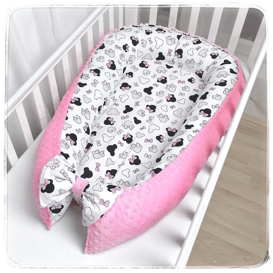 Oboustranné hnízdečko pro miminko do postýlky MINKY (NA ZAKÁZKU)