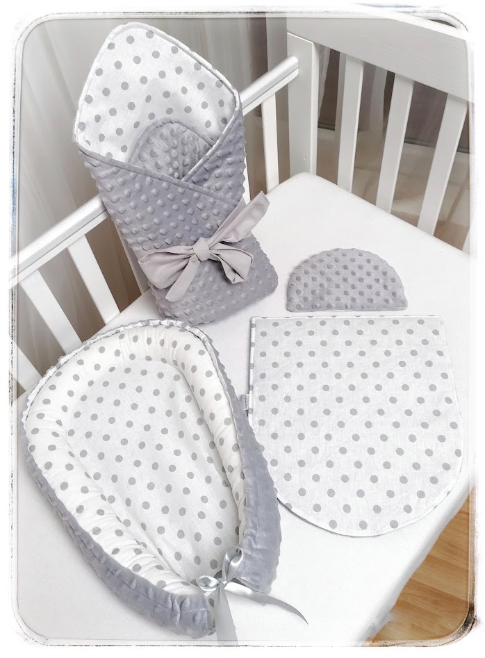 3 dílný set pro panenku do 35cm (oboustranné hnízdečko, rychlozavinovačky komplet do kočárku) - NA ZAKÁZKU