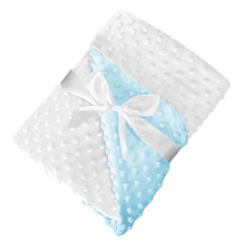 M50 - VZORNÍK - Minky DOTS - Gulf stream