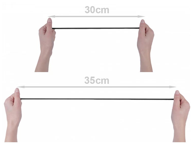 Kulatá pruženka Ø4 mm (1m) - černá