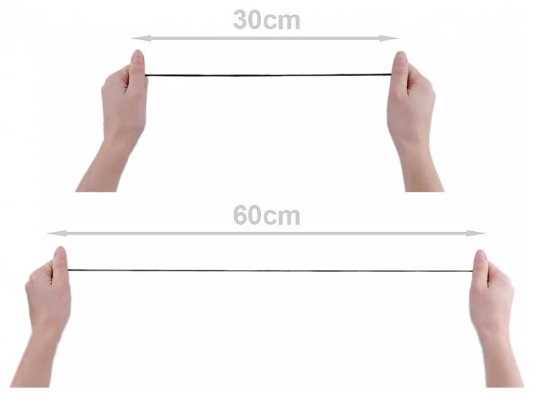Kulatá pruženka Ø3 mm (1m) - středně šedá