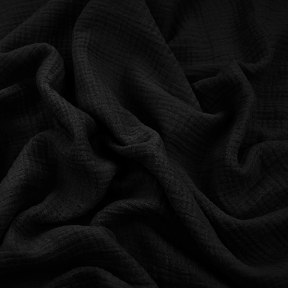 Mušelínová osuška velká (140x80cm) - Black