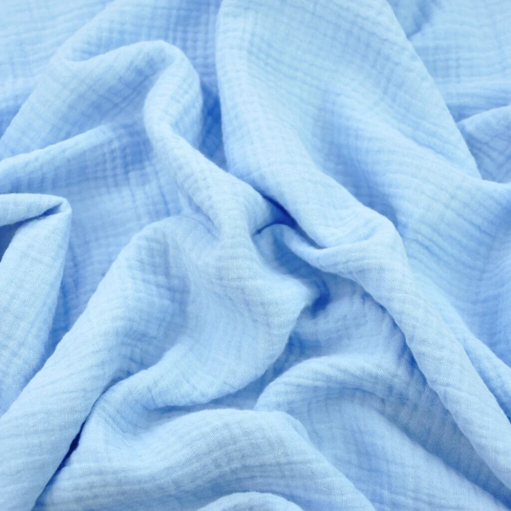 Mušelínová osuška velká (140x80cm) - Sky blue