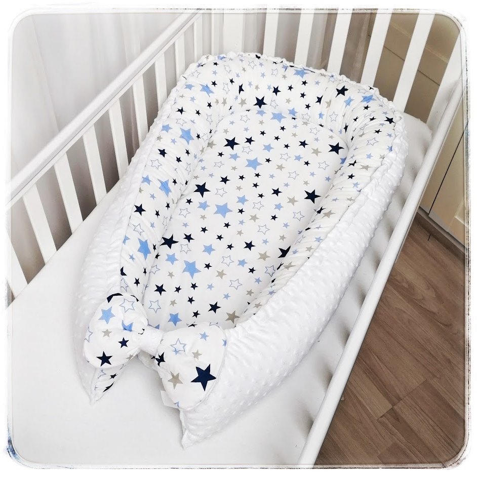 Oboustranné hnízdečko pro miminko do postýlky MINKY (NA ZAKÁZKU)