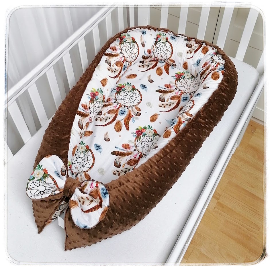 Oboustranné hnízdečko pro miminko do postýlky MINKY (NA ZAKÁZKU)