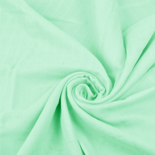 Bavlněná tetra mušelínová zavinovačka/osuška/deka 110x110cm PREMIUM - Mintová