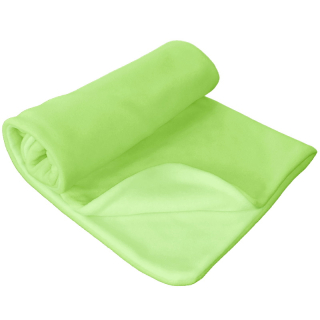 Ledčická dílna - Kojenecká deka dvouvrstvá microfleece - Light Green