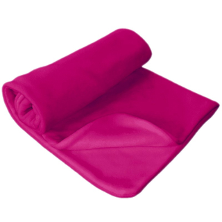 Ledčická dílna - Kojenecká deka dvouvrstvá microfleece - Fuchsia
