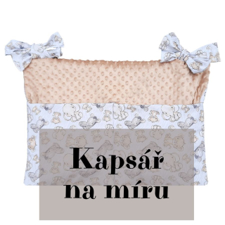 Kapsář na postýlku s výplní MINKY/Bavlna (NA ZAKÁZKU)