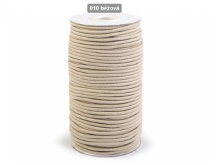 Kulatá pruženka Ø3 mm (1m) - světle béžová