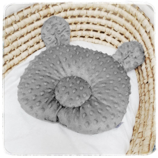 Stabilizační polštářek pro miminko MINKY - Dark Grey