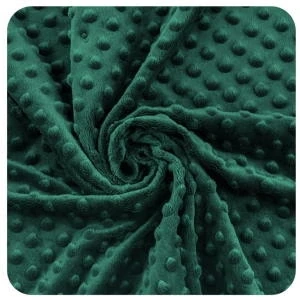 Metráž Minky DOTS - Tmavě šedá (gramáž 270 g / m2 / Oeko-tex) 10cm
