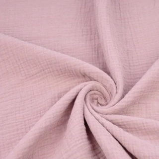 Mušelínová kojenecká osuška 90x90cm - Old Rose