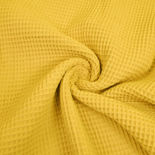 Vaflová osuška bavlněná (150x80cm) - Mustard