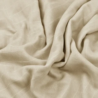 Bavlněná tetra mušelínová zavinovačka/osuška/deka 110x110cm PREMIUM - Beige