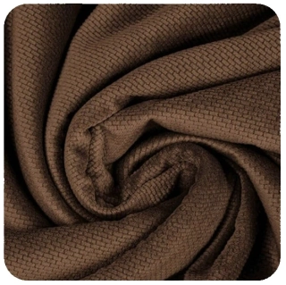 VE85 - VZORNÍK - Minky VELVET - Cocoa Brown